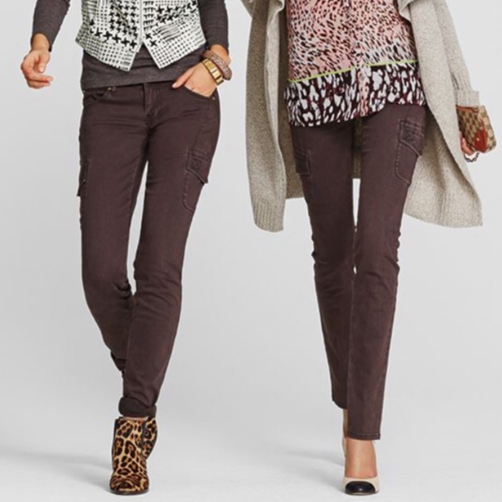 Cabi 962 Bittersweet Cargo Pants in Brown - size 8